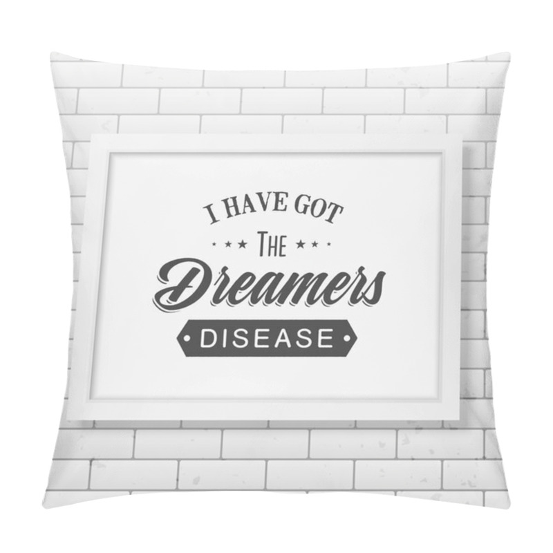 Personality  Quote Typographical Background Pillow Covers