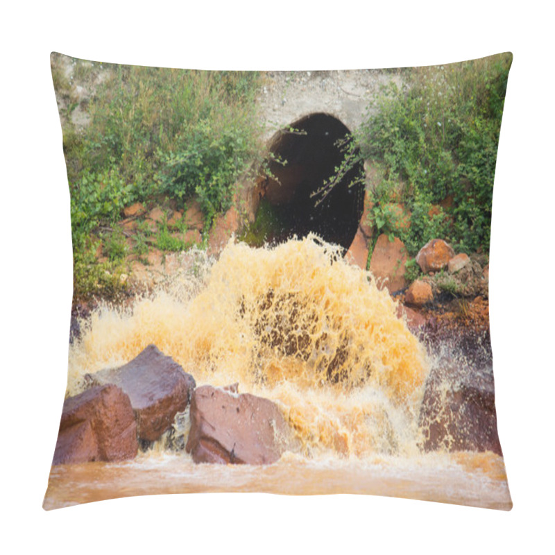 Personality  Polluted River Pillow Covers