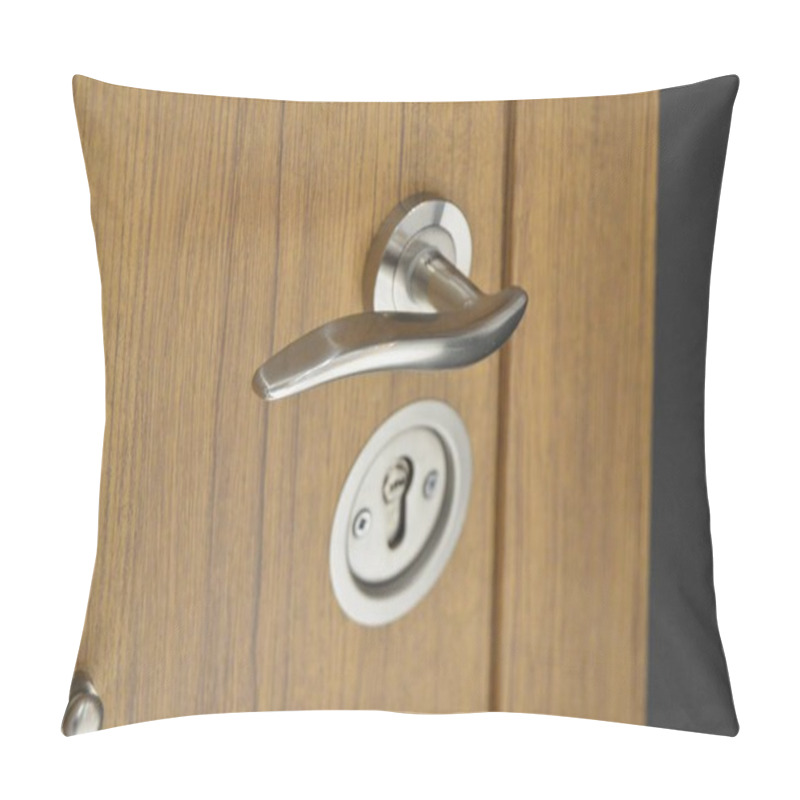 Personality  Steel Door Lock System Pillow Covers