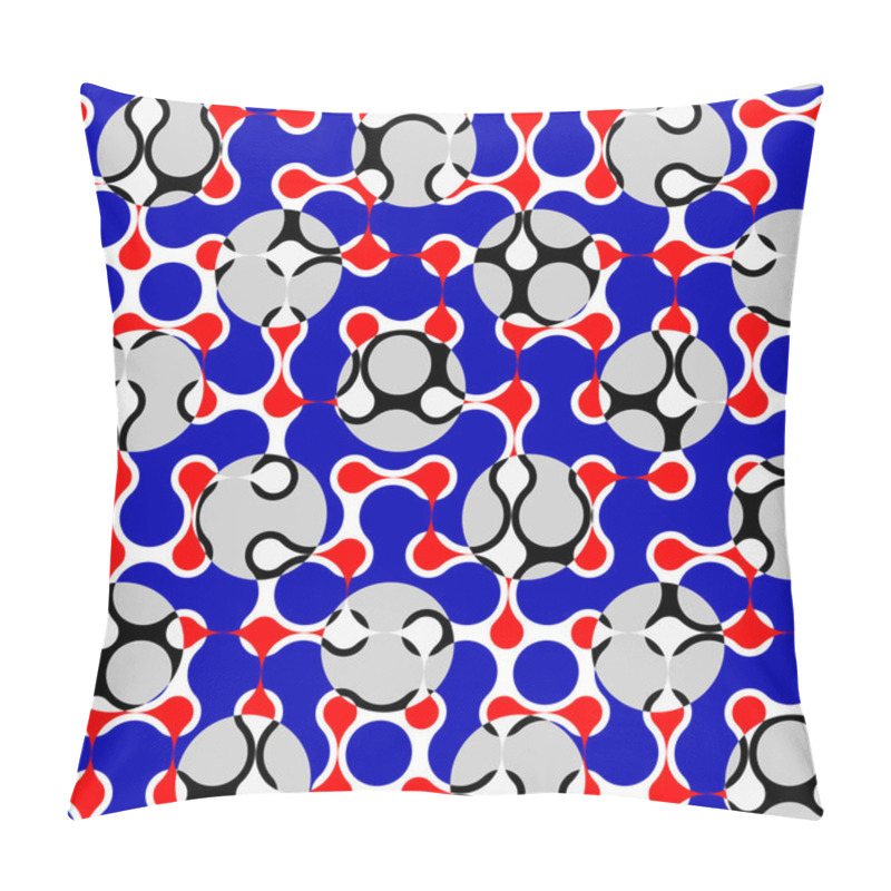 Personality  Classic Polka Dot Pattern In A Patchwork Collage Style. Pillow Covers