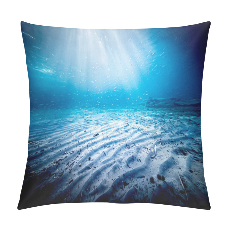 Personality  Underwater View Of The Seabed Pillow Covers