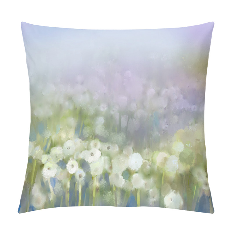 Personality  Abstract Flower Plant Oil Painting Pillow Covers