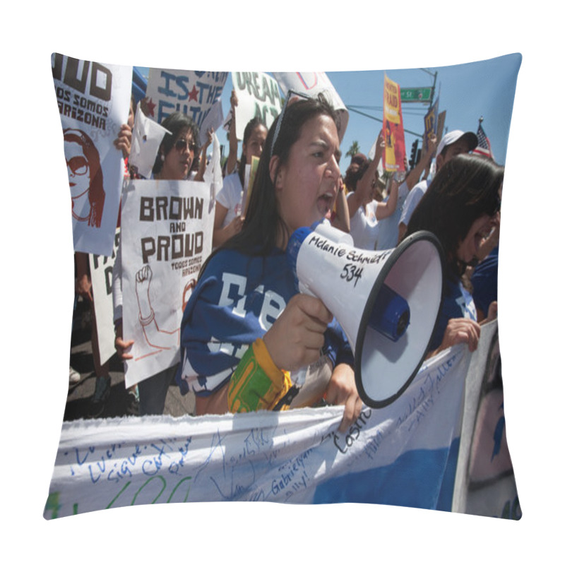 Personality  Arizona Immigration SB1070 Protest Rally Pillow Covers