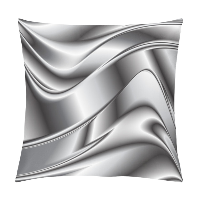 Personality  Metal Texture Background. Vector 1 Pillow Covers