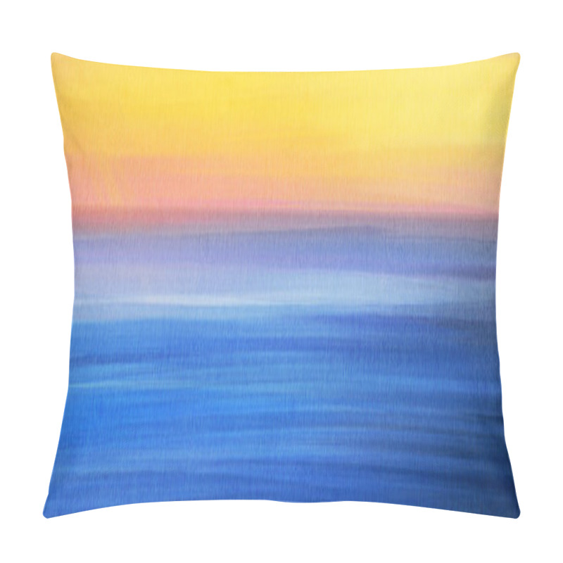 Personality  Abstract Impressionism. Landscape. Modern Painting.  Hand-drawn Illustration.  Pillow Covers