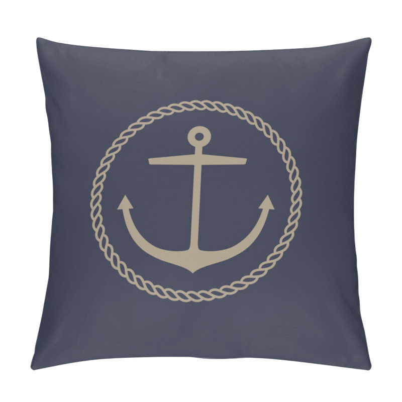 Personality  Anchor Emblem Design Pillow Covers