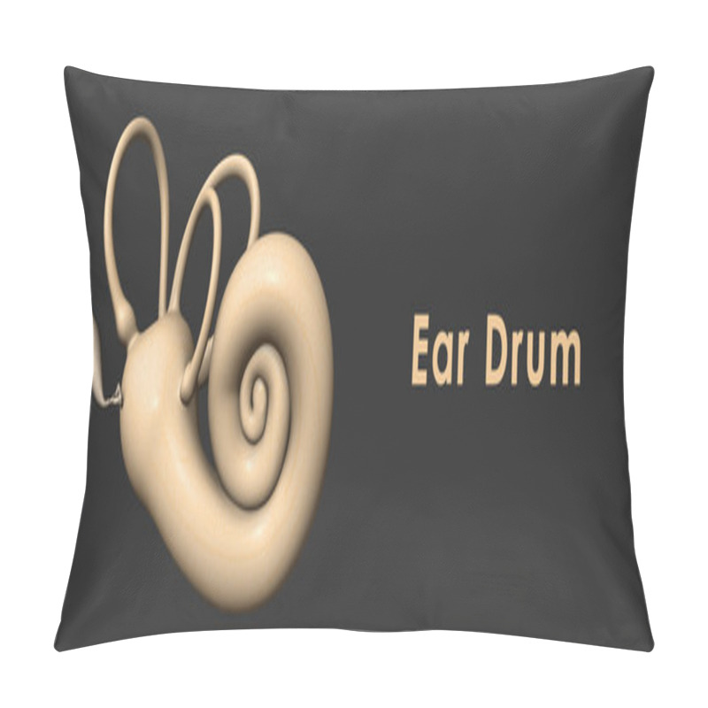 Personality  Ear drum anatomy pillow covers