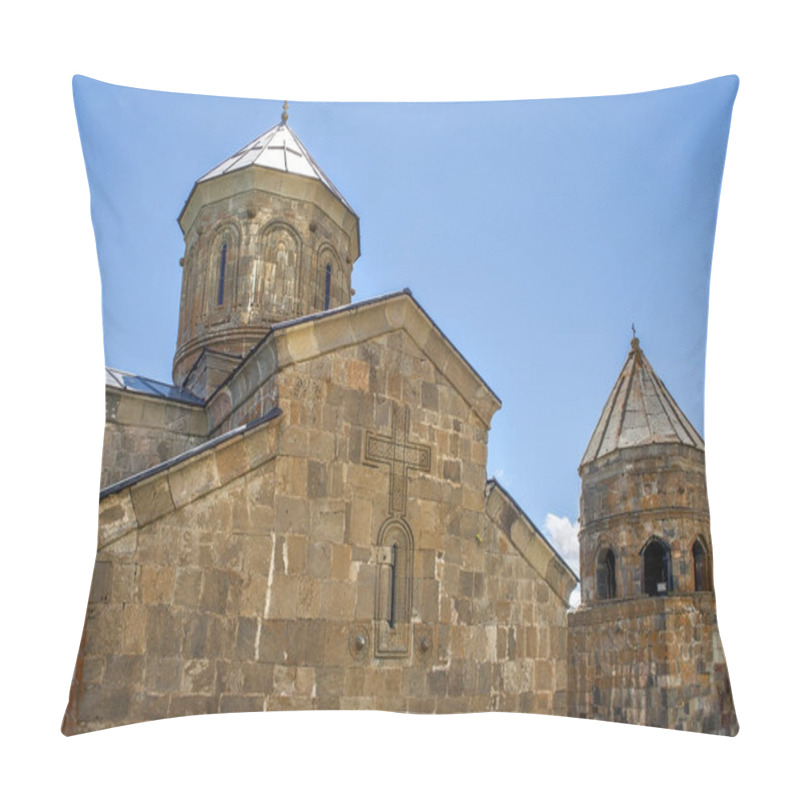 Personality  Gergeti Trinity Church In Georgia Pillow Covers