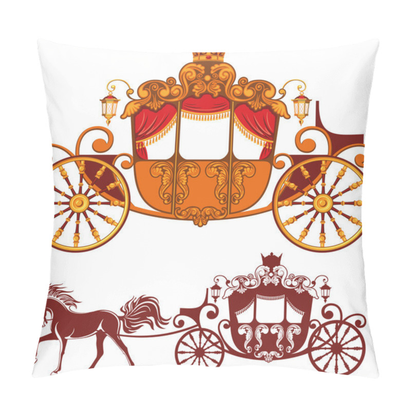 Personality  Royal Carriage Pillow Covers