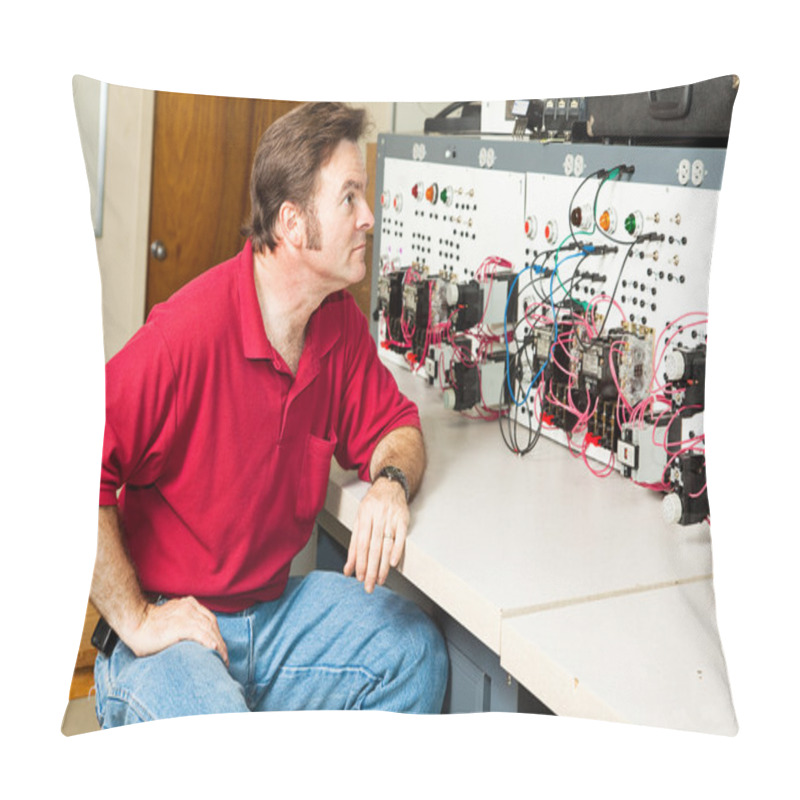 Personality  Electrical Motor Control Panel Pillow Covers