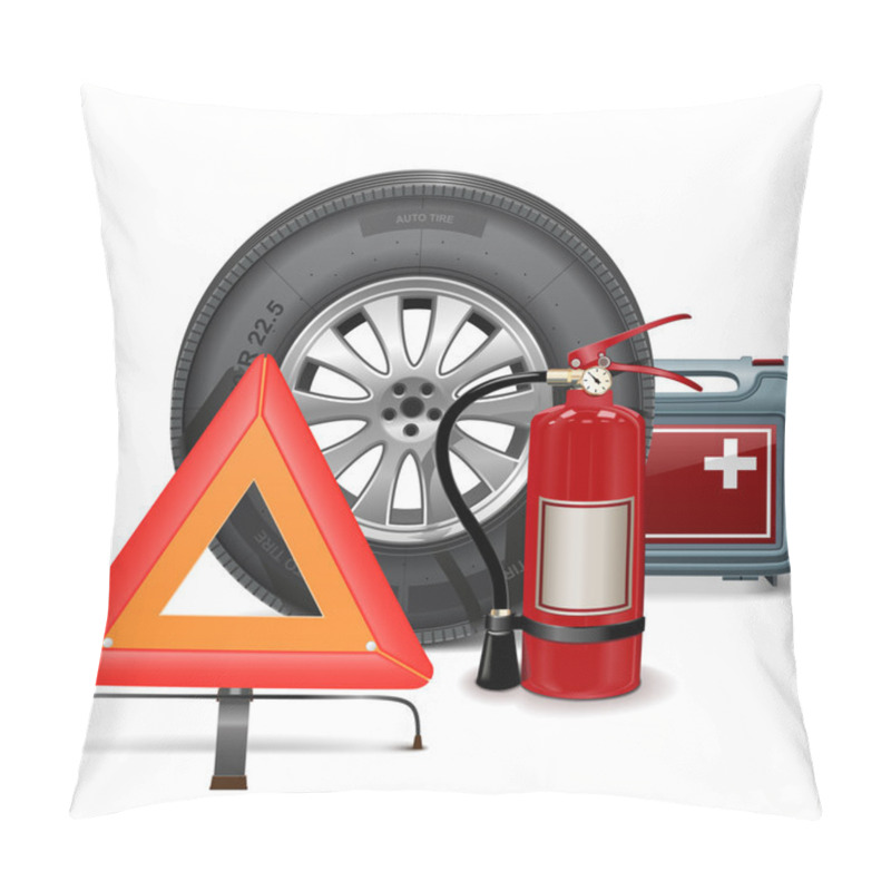 Personality  Vector Car Parts Consept Pillow Covers