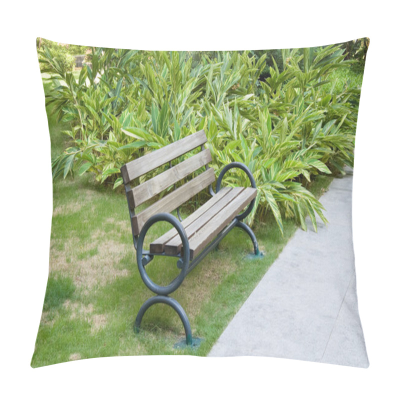 Personality  Bench In Park Pillow Covers