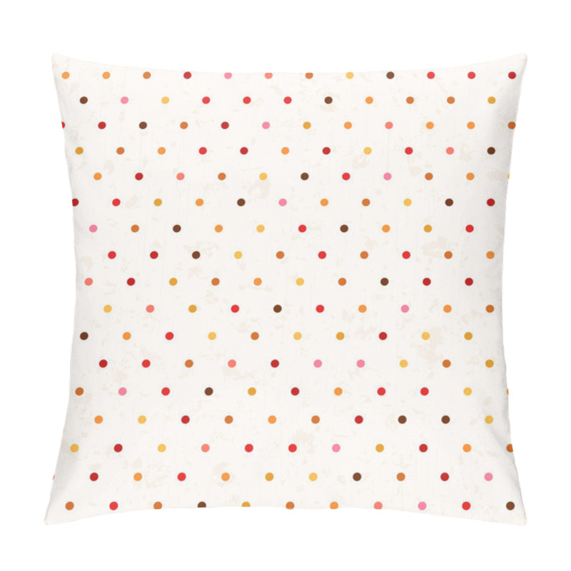 Personality  Seamless Polka Dot Background Pillow Covers