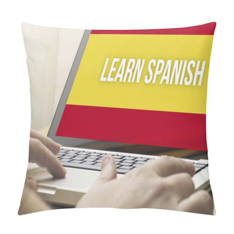 Personality  Home Computing Learn Spanish Pillow Covers