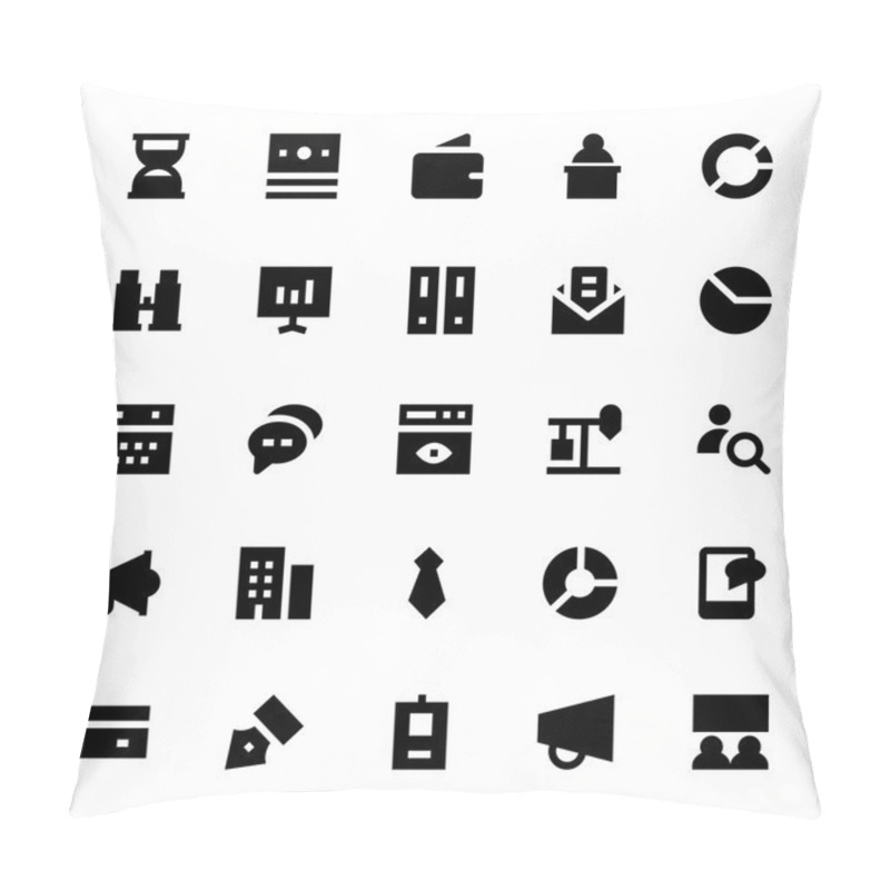 Personality  Market And Economics Vector Icons 2 Pillow Covers