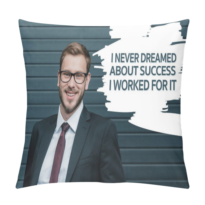 Personality  Handsome Stylish Businessman  Pillow Covers