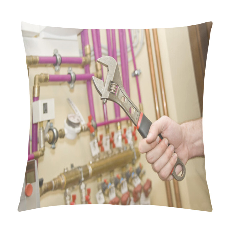 Personality  Servicing Heating And Water Systems Pillow Covers