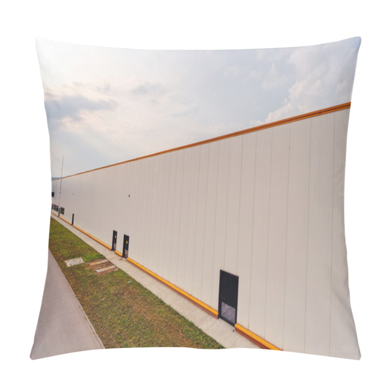 Personality  Aluminum Facade On Industrial Building Pillow Covers