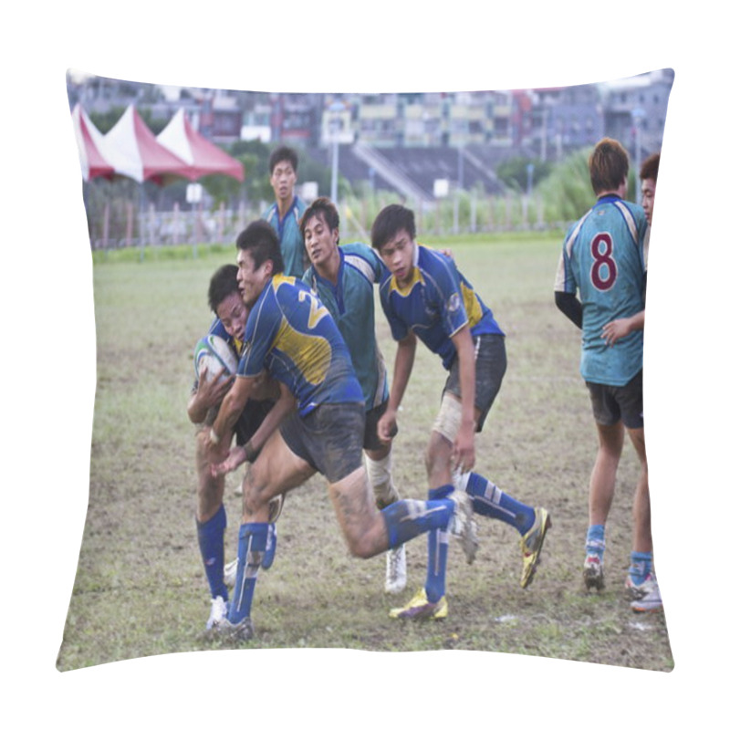 Personality  Rugby Football Game Players Pillow Covers