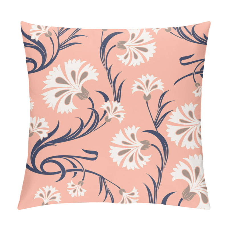 Personality  Carnations Seamless Pattern Pillow Covers