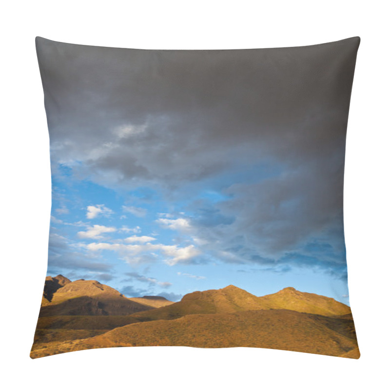 Personality  Mountain Valley Lit By Evening Sun Pillow Covers