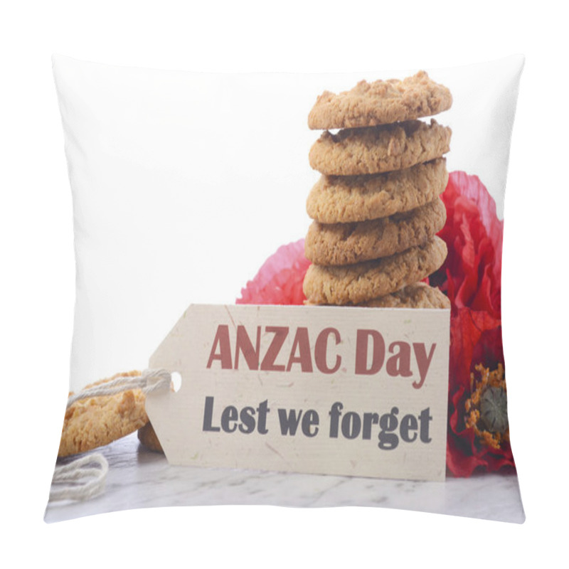 Personality  Traditional ANZAC Biscuits With Poppies Pillow Covers