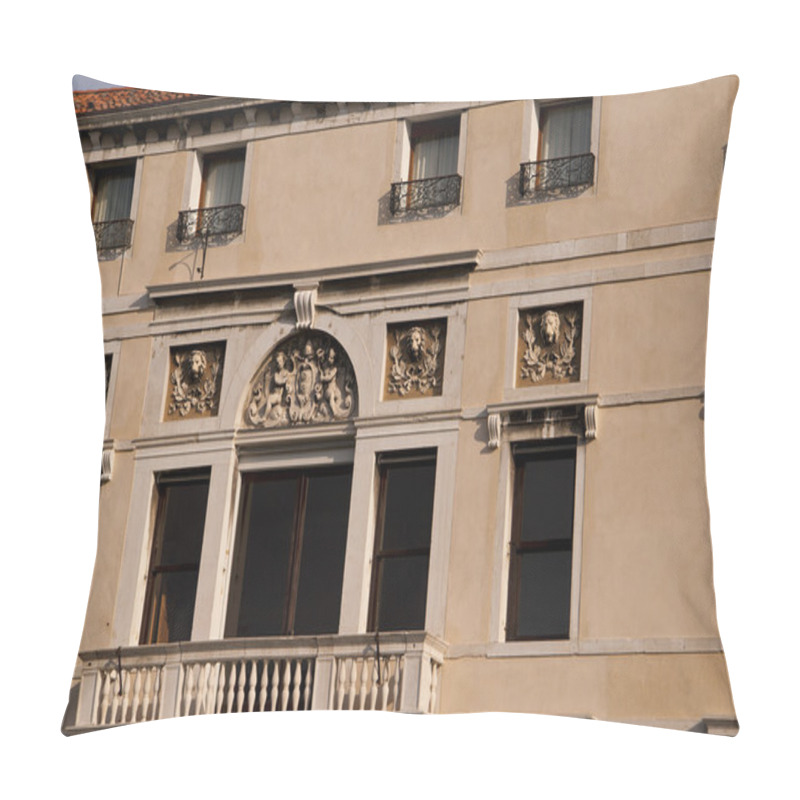 Personality  Ornate Buildings On The Grand Canal In Venice Italy Pillow Covers