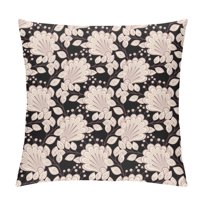 Personality  Seamless Floral Pattern Pillow Covers