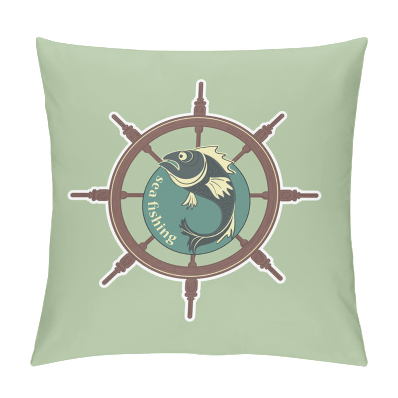 Personality  Label Marine Theme Pillow Covers