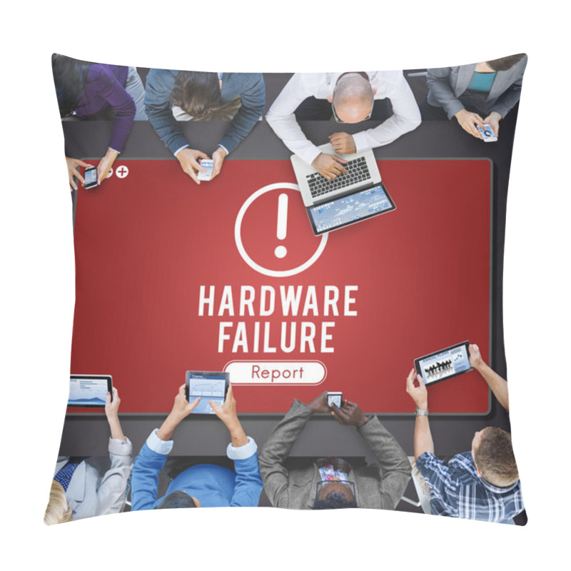 Personality  Business Team Working In Office Pillow Covers