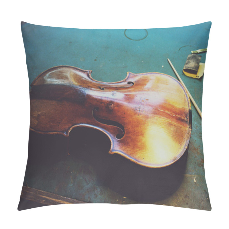 Personality  Workshop On Repair Of Musical Instruments Pillow Covers