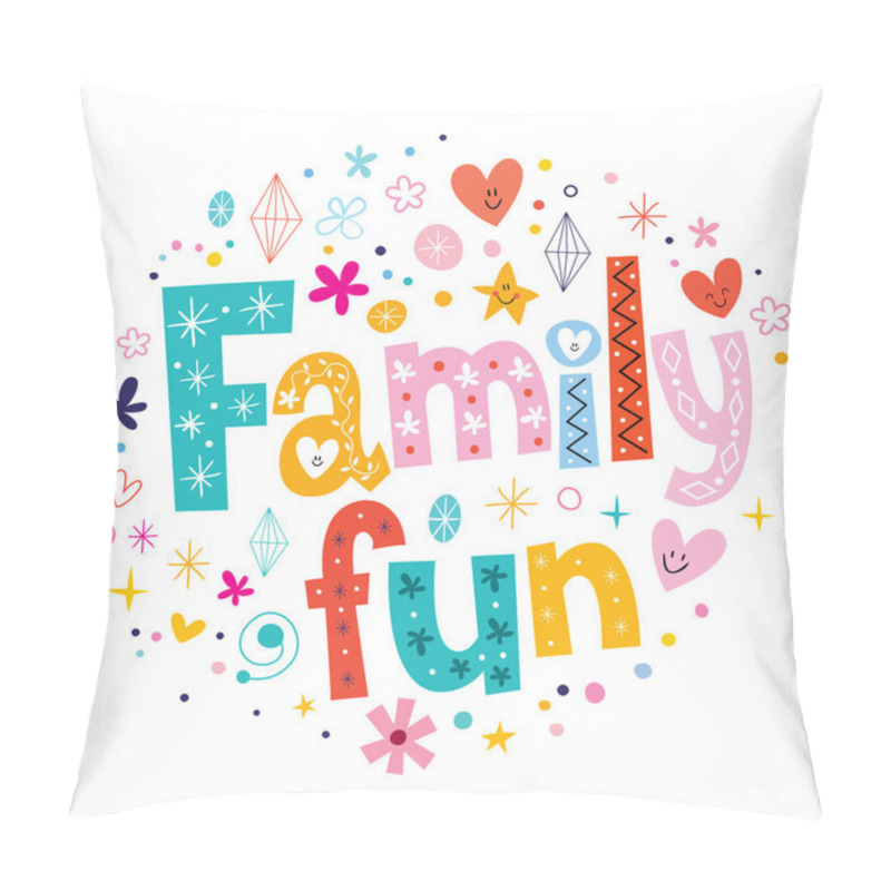 Personality  Family Fun Text Pillow Covers