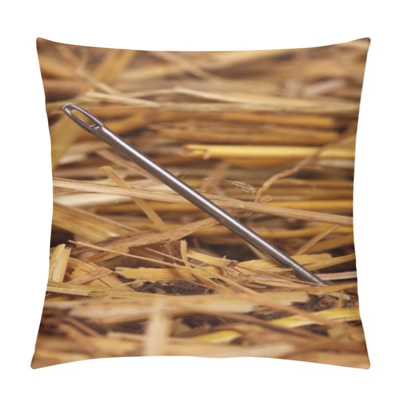 Personality  Needle In A Haystack Close-up Pillow Covers