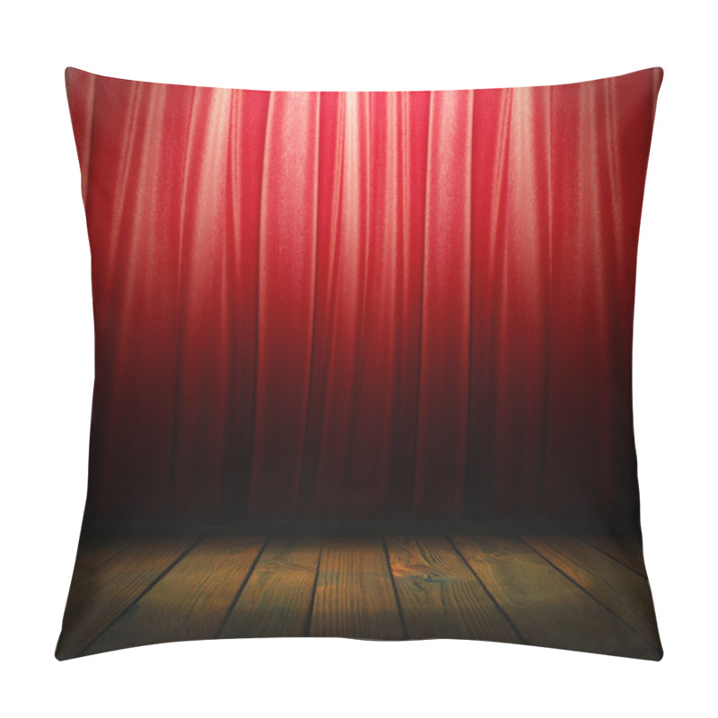 Personality  Red Theater Curtain Pillow Covers