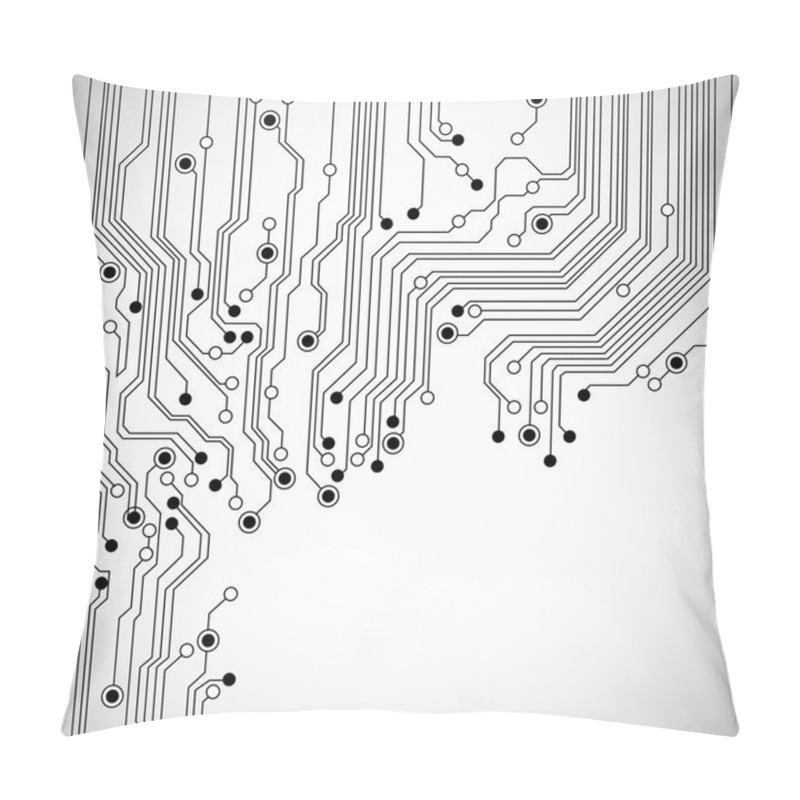 Personality  Circuit Board Background Texture Pillow Covers