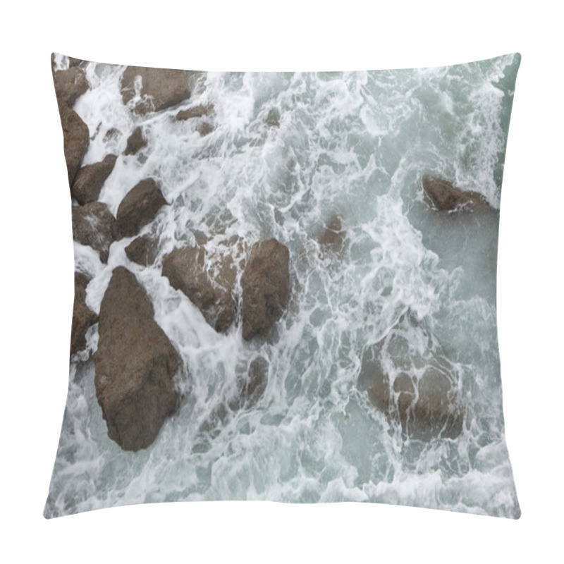 Personality  Breaking Waves In Biarritz Pillow Covers