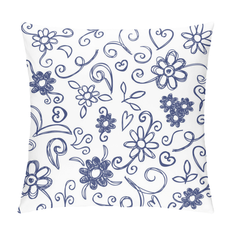 Personality  Doodles Design Elements Pillow Covers