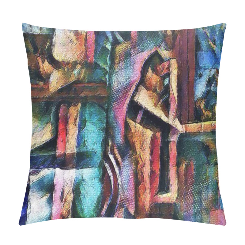 Personality  Digital Abstract Painting - Acrylic Pillow Covers