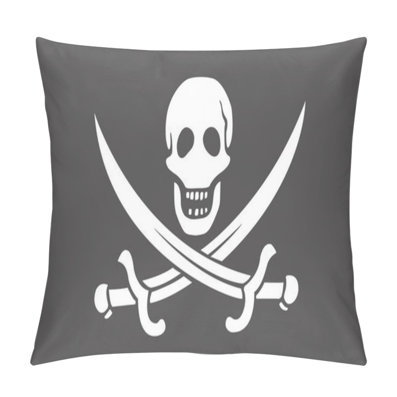 Personality  Jolly Roger Flag Pillow Covers