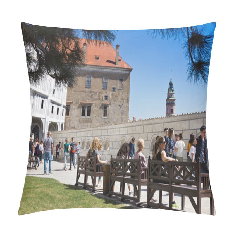 Personality  Cesky Krumlov Town (UNESCO), South Bohemia, Czech Republic, Europe Pillow Covers