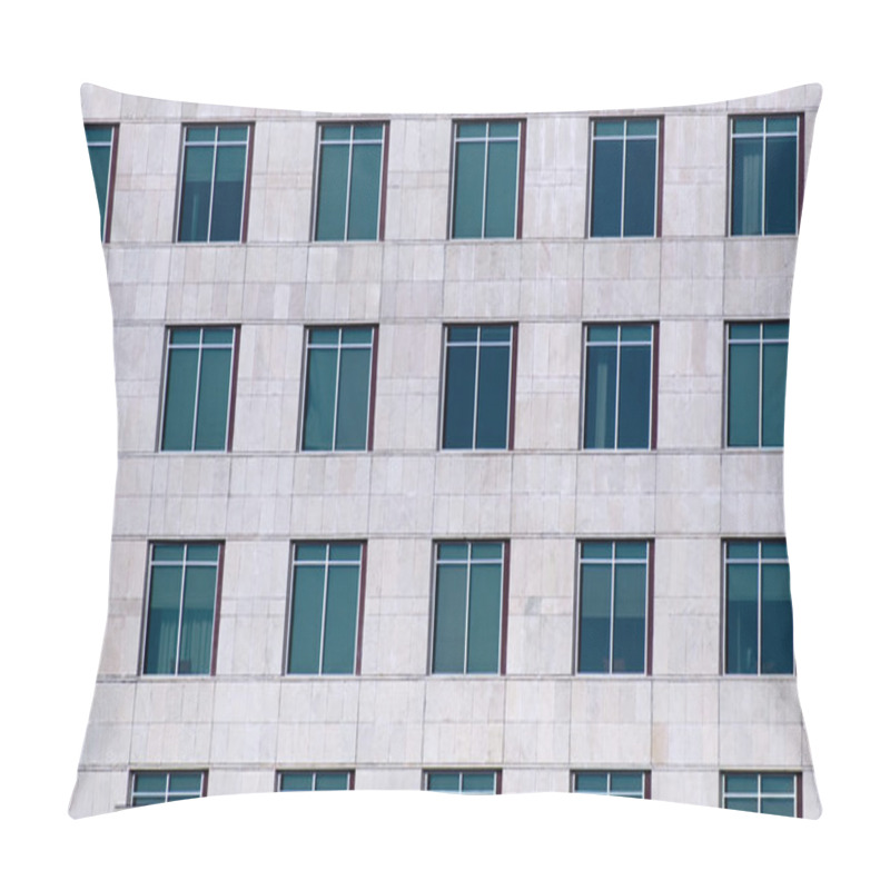 Personality  Windows Of An Office Building, Gurgaon Pillow Covers