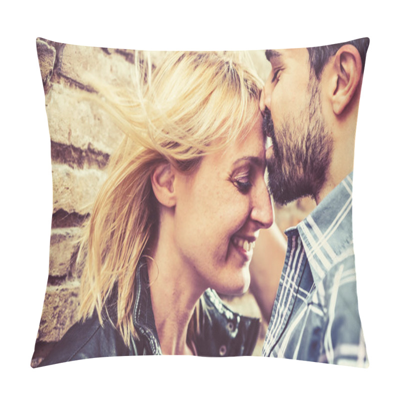 Personality  Couple Flirting On The Street  Pillow Covers