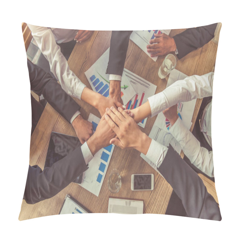 Personality  Business People At The Conference Pillow Covers