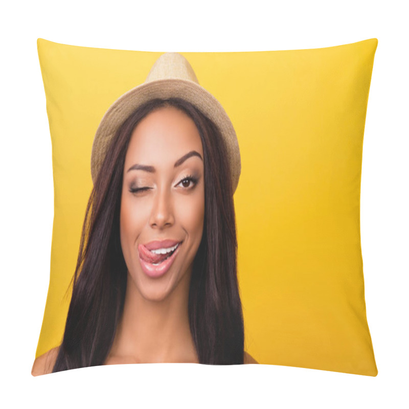 Personality  Wow! Healthcare, Summer, Bodycare, Concept. Close Up Portrait Of Pillow Covers