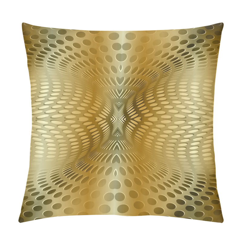 Personality  Gold Pattern Background Pillow Covers