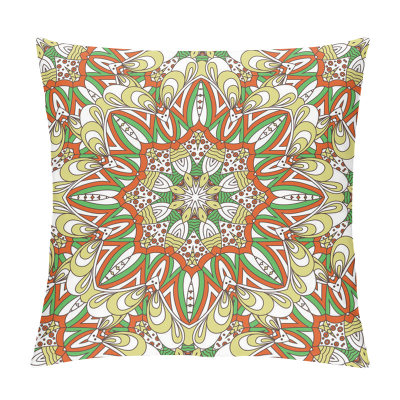 Personality  Seamless  Vector  Background With Mandala. Pillow Covers