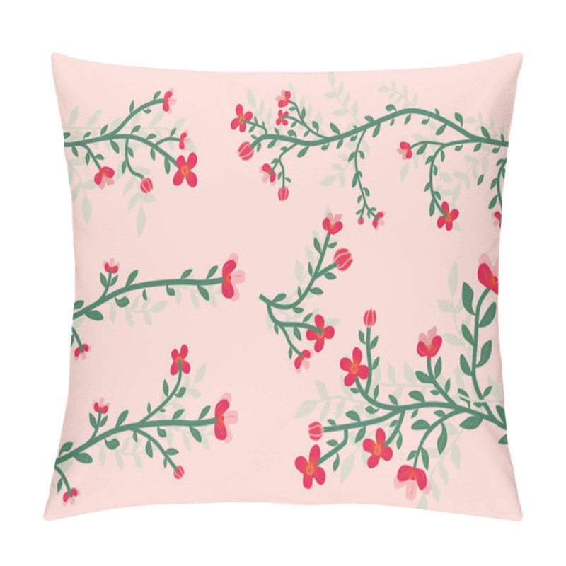 Personality  Stylish Floral Branches Collection Pillow Covers