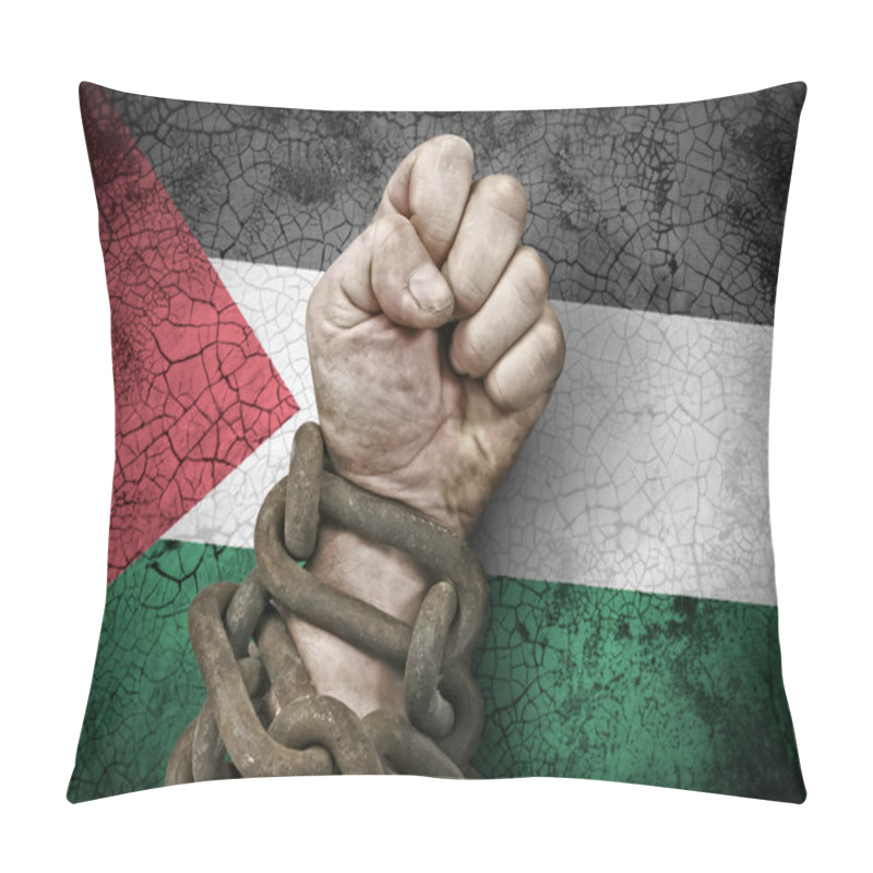 Personality  Hand, Fist In Chains Pillow Covers