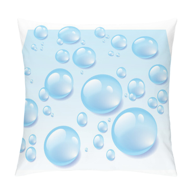 Personality  Vector Water Drops Texture Pillow Covers