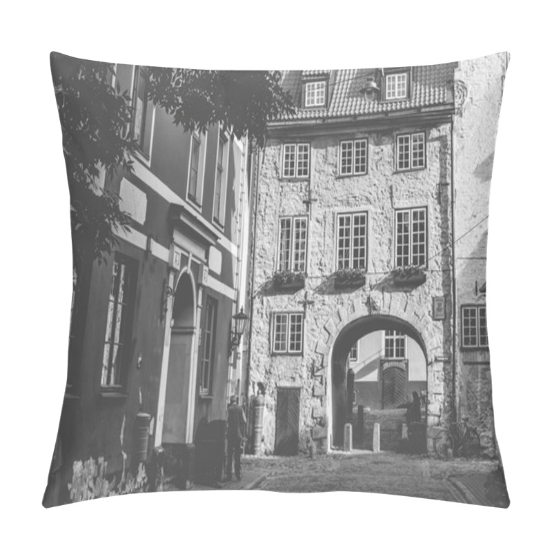 Personality  Swedish Gate In The Old City Of Riga, Latvia Pillow Covers